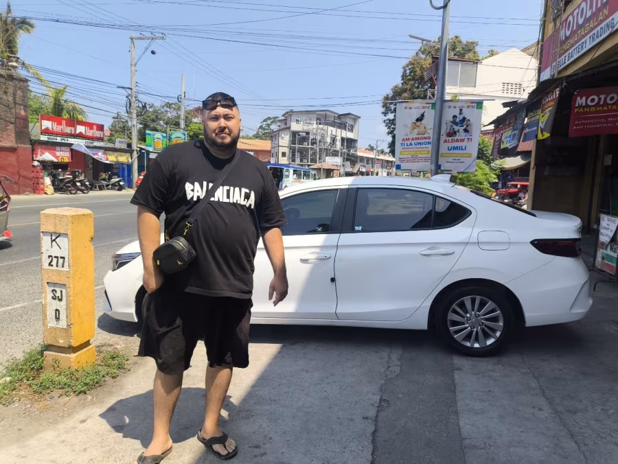 MG Car Rental client - Honda City Manila getaway