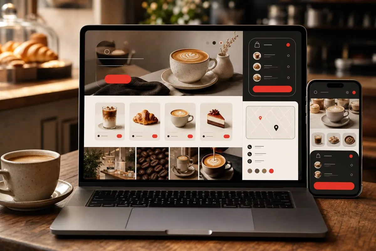 Coffee Shop Website portfolio preview