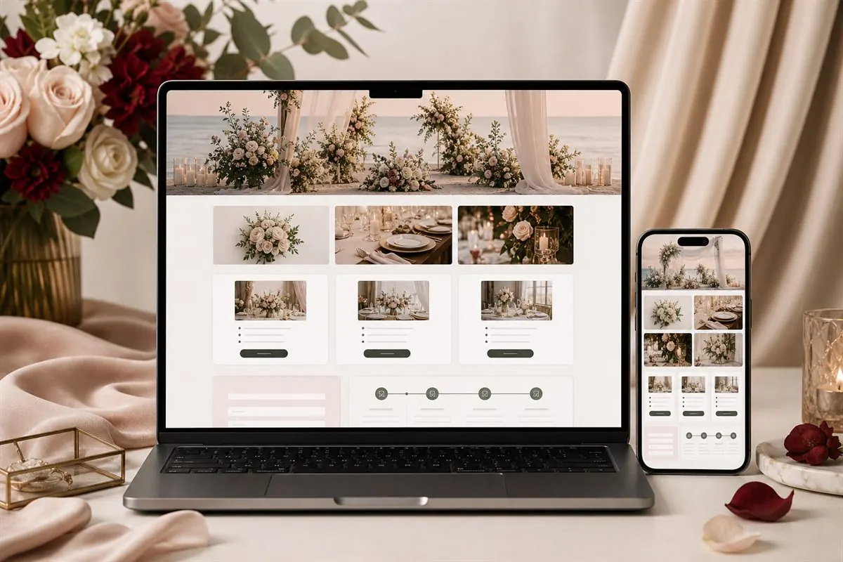 Wedding Planner Website portfolio preview