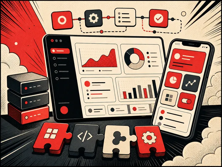 Custom Web Systems service mockup