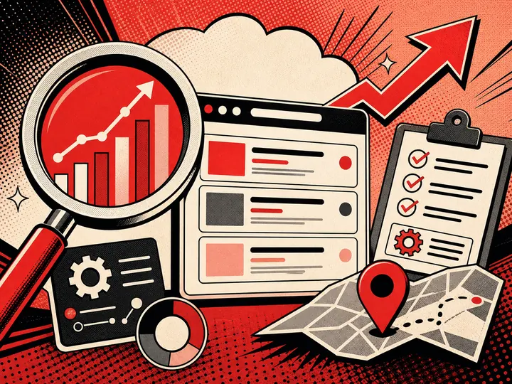 SEO service mockup